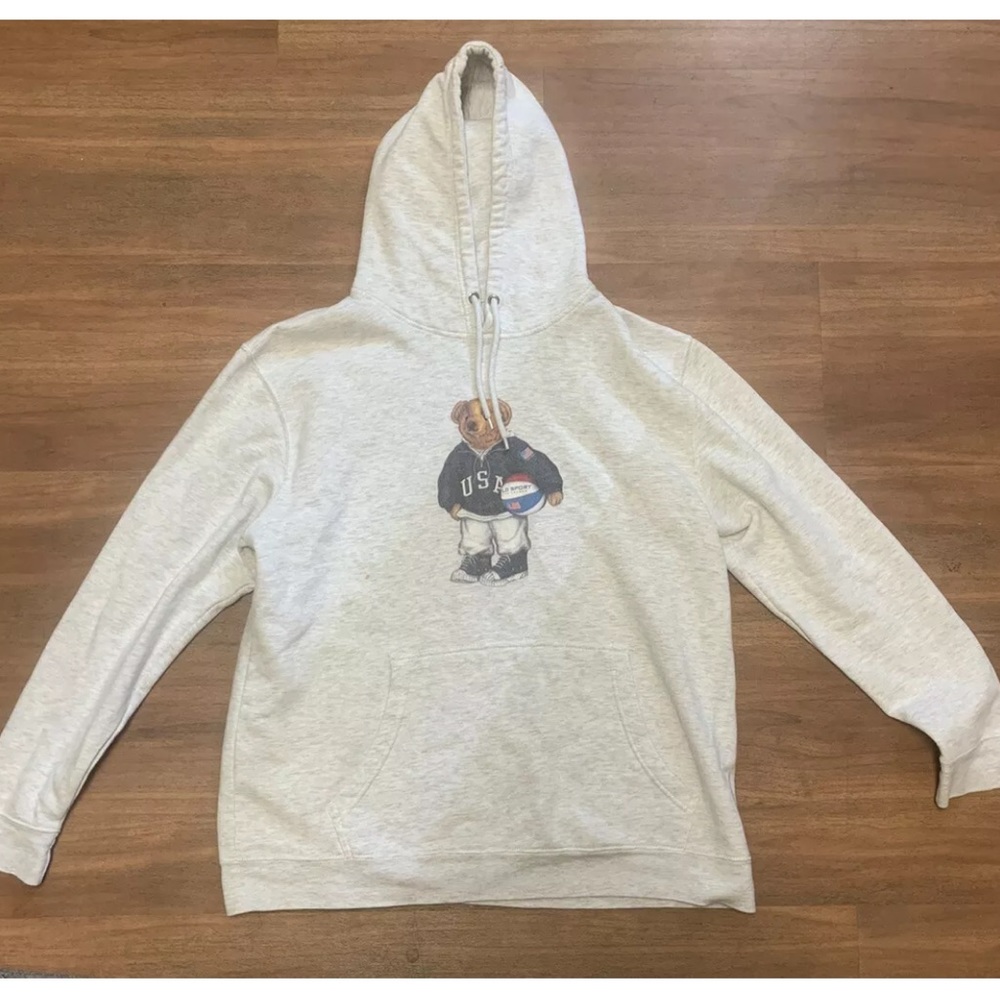 *SOLD* Polo Ralph Lauren Teddy Bear Sport Hoodie